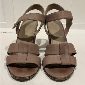 Naturalizer Tan Women's Heels with Strap Design